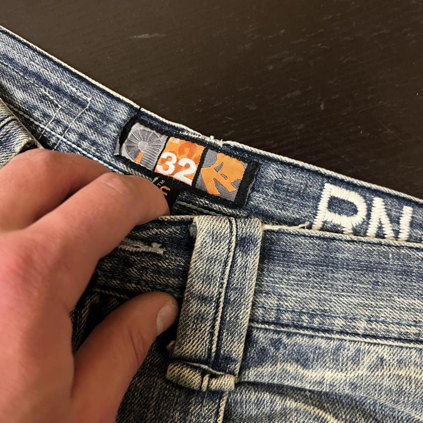 Akademiks Embroidered Jeans - W32