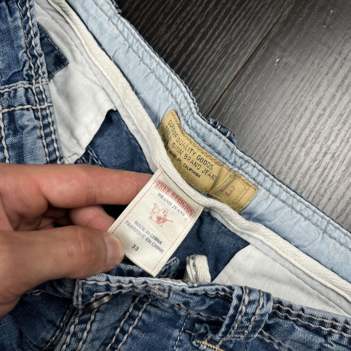 True Religion Jorts - W33