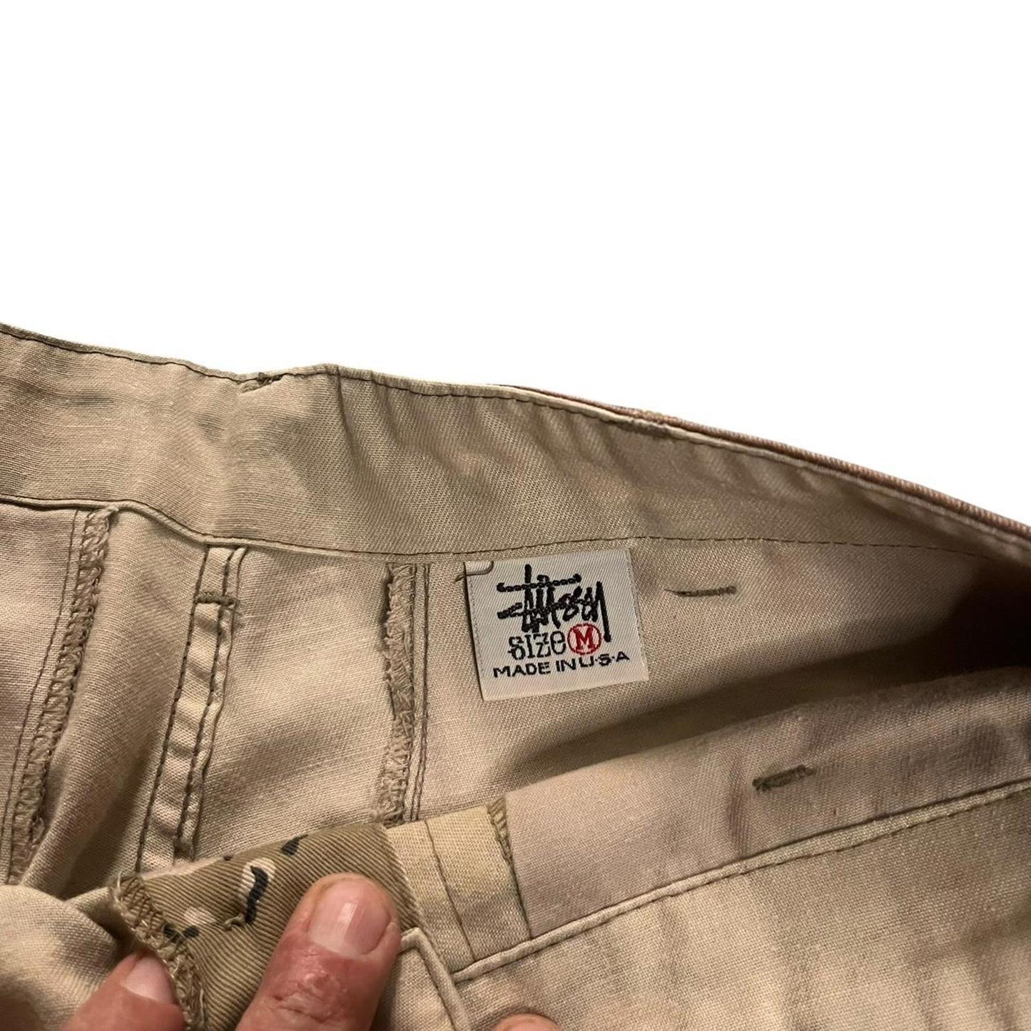 Vintage Stussy Chocolate Chip Camo Cargo Shorts