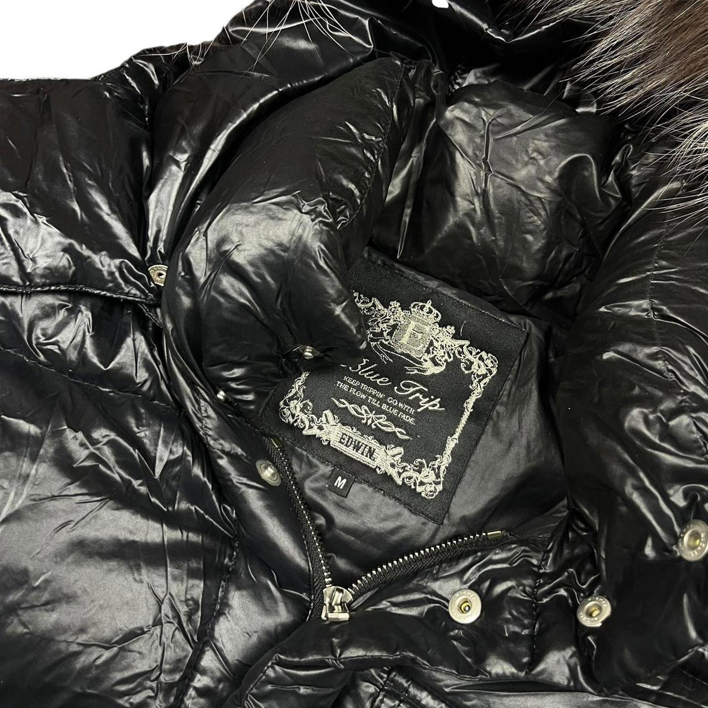 Japanese 00s Fur Down Jacket