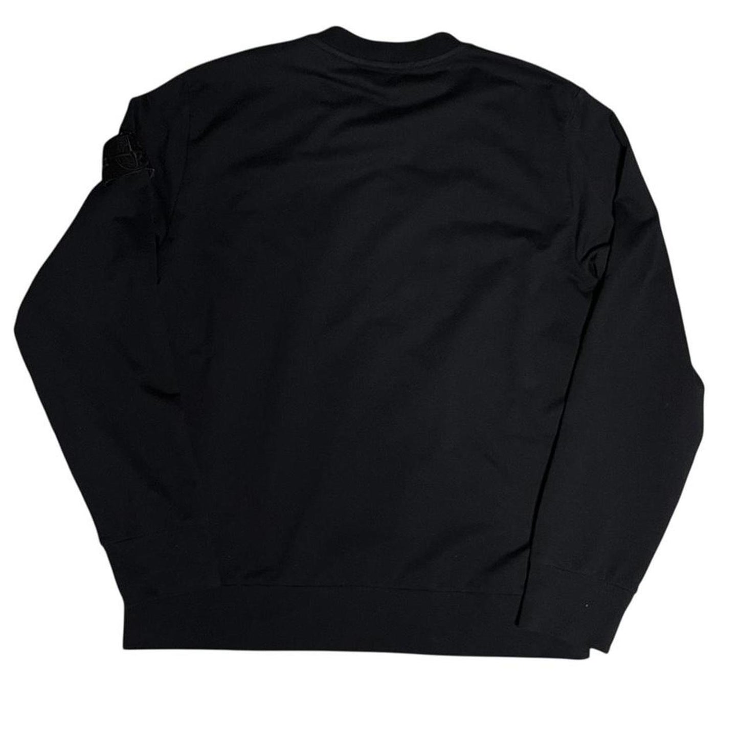 Stone Island Ghost Badge Crewneck Black