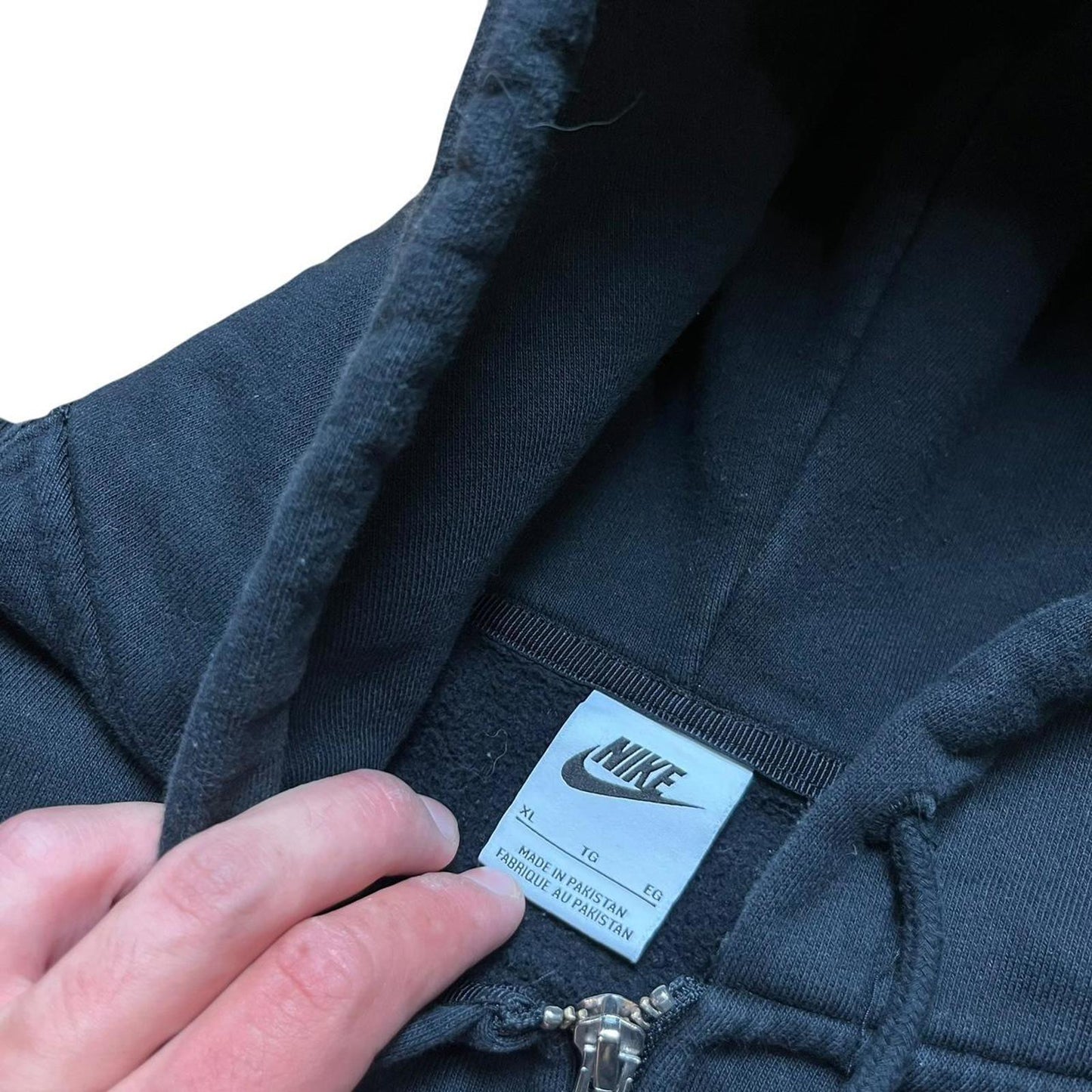 Stussy Nike Zip Through Hoodie Black