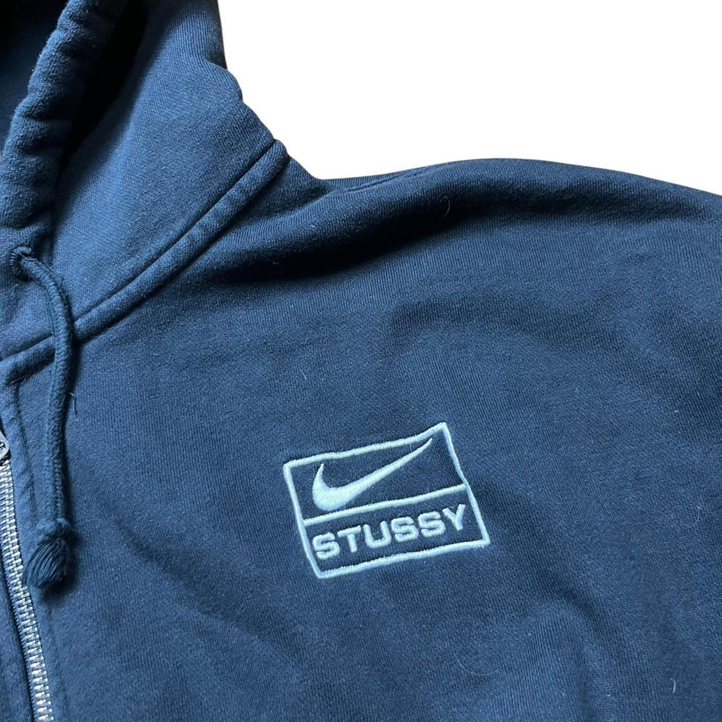 Stussy Nike Zip Through Hoodie Black
