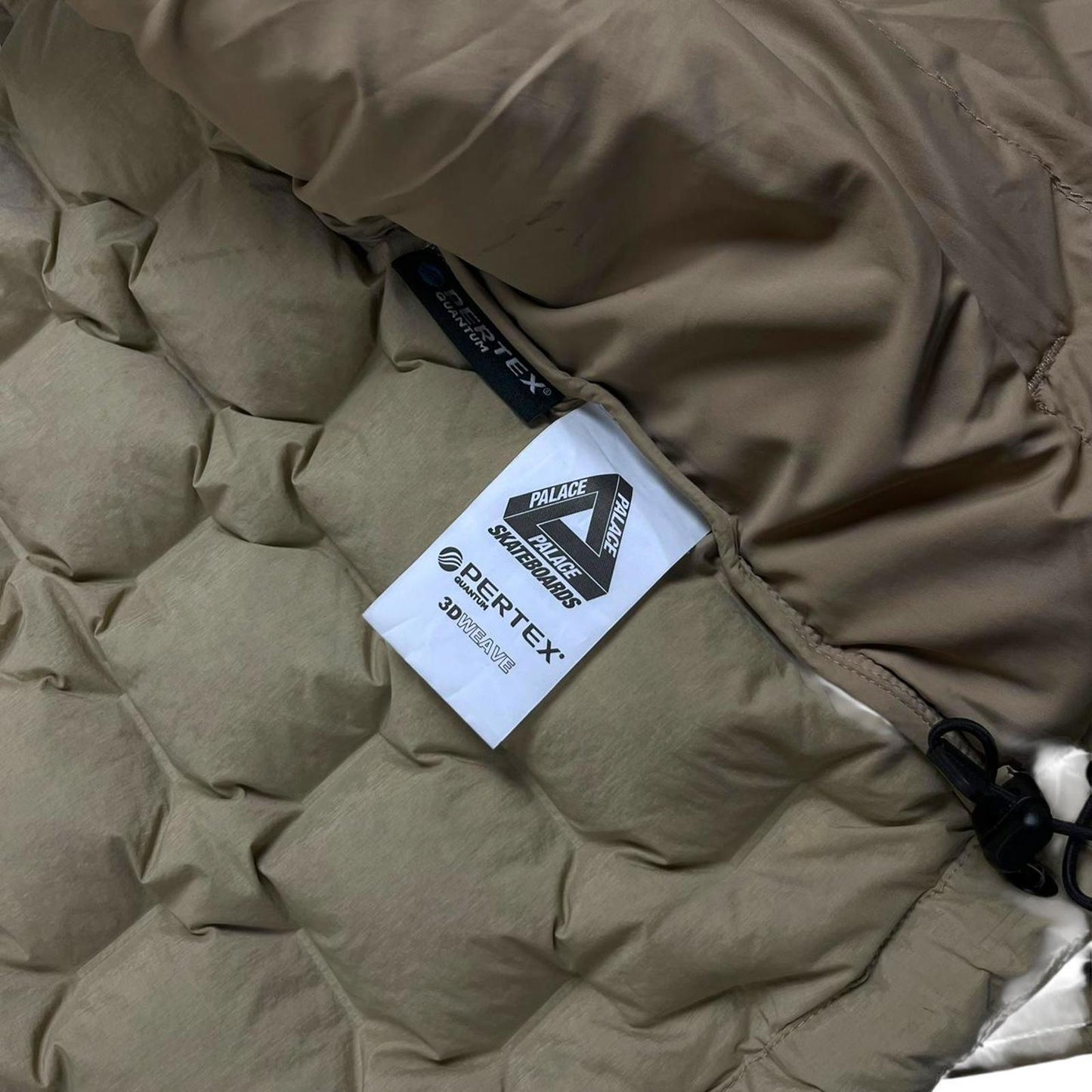 Palace Pertex Quantum Down Jacket Beige
