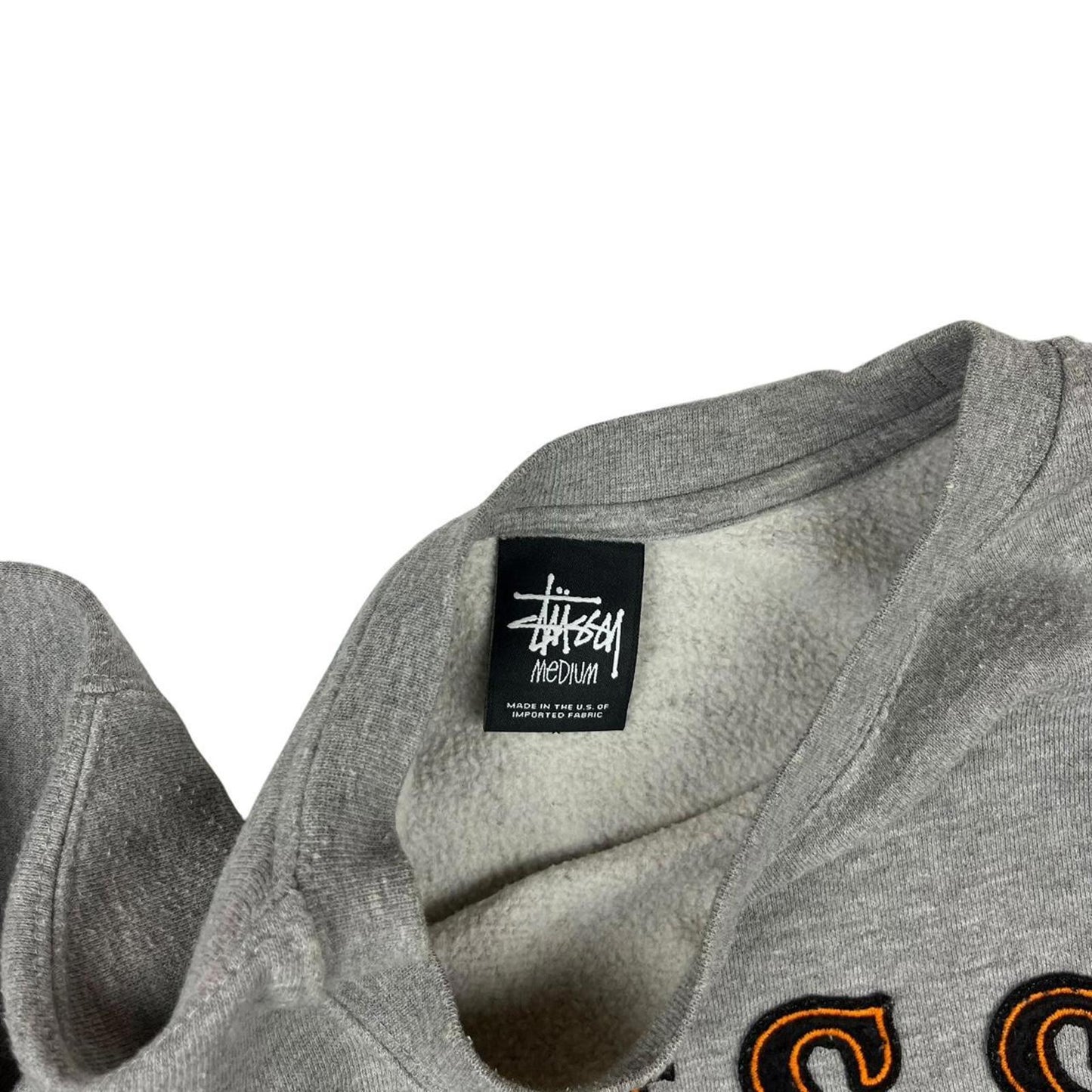Stussy Spellout Sweatshirt Grey