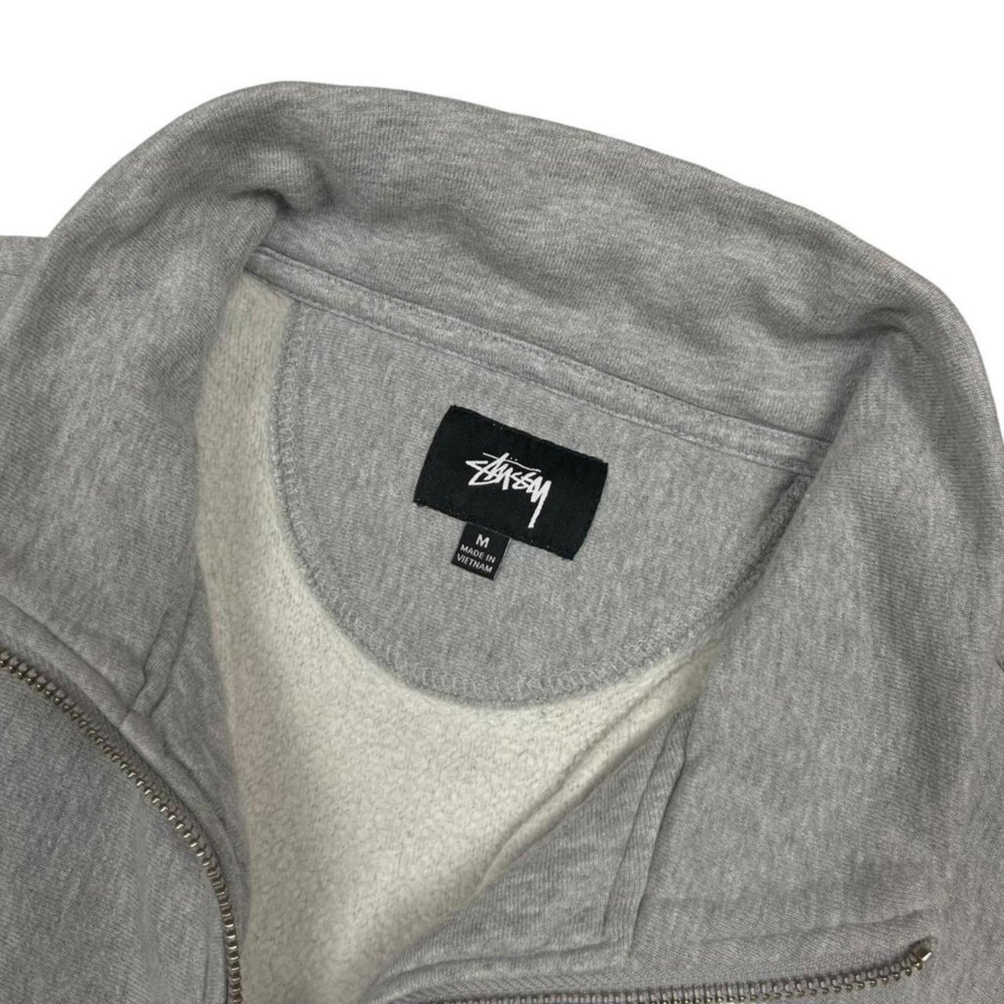 Stussy Quarter Zip Sweatshirt Grey