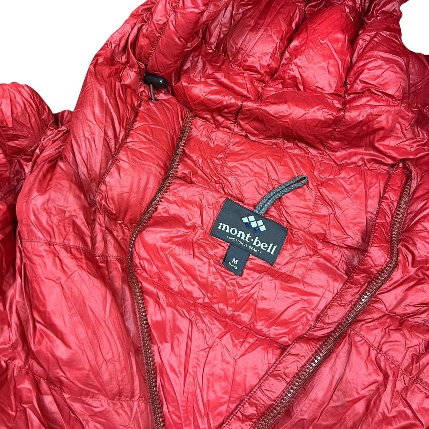Montbell Down Jacket Two Tone Red