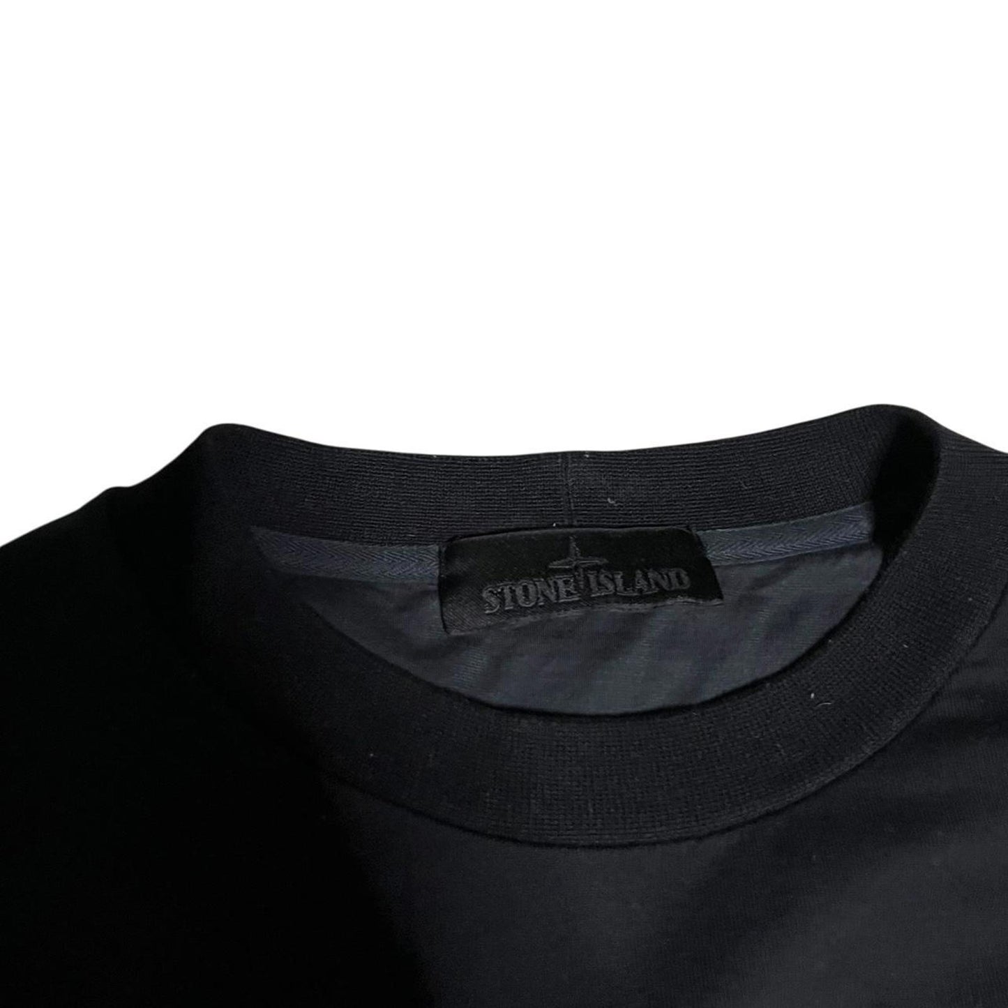 Stone Island Ghost Badge Crewneck Black