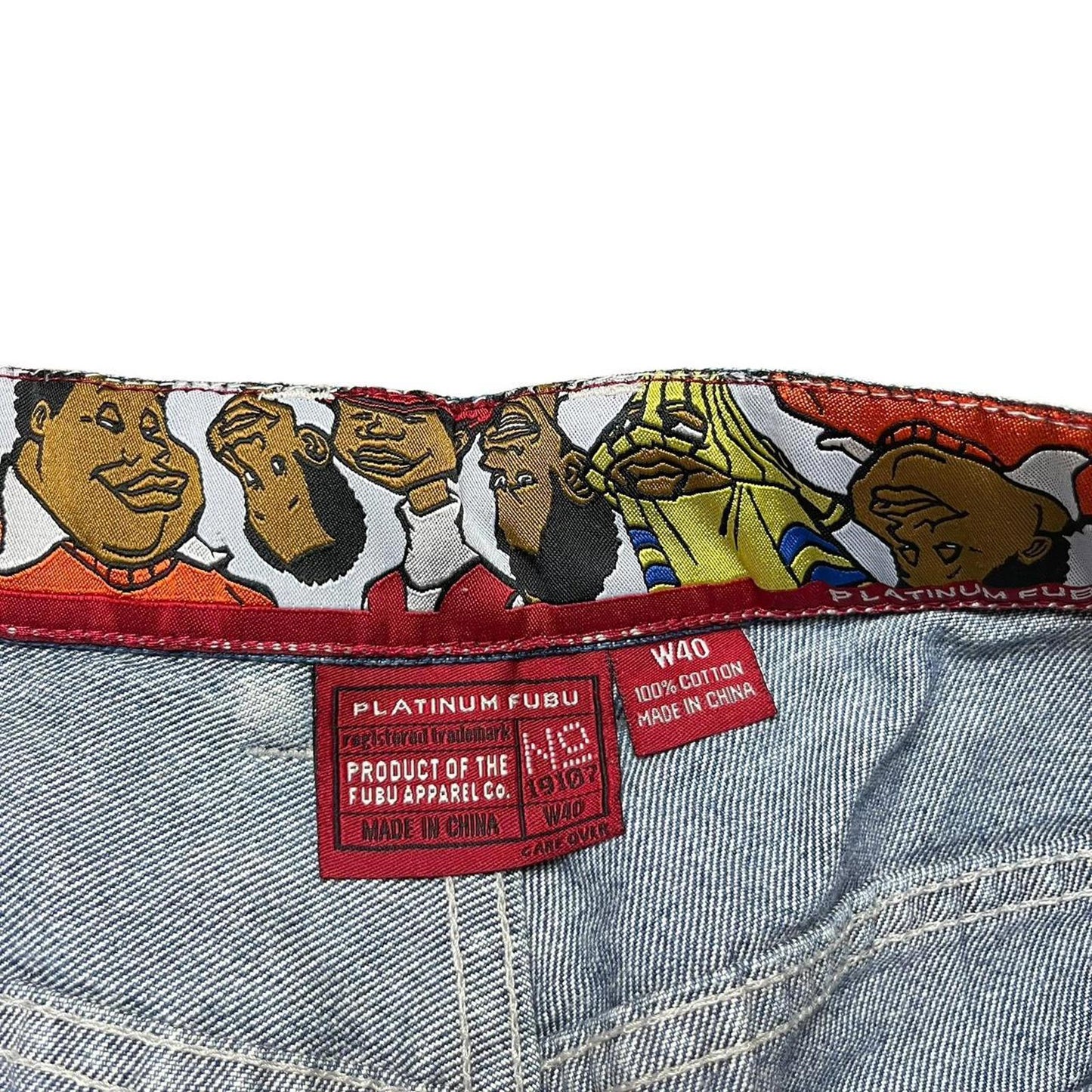 Fubu Platinum Denim Shorts Blue