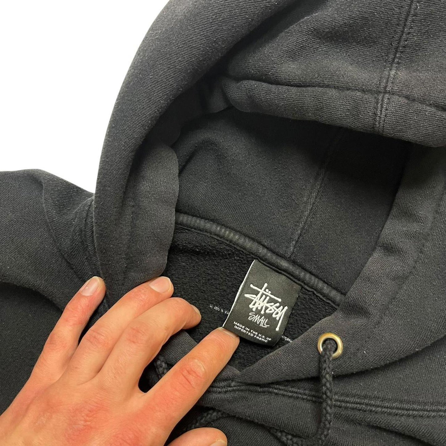 Stussy Yo Raps Hoodie Black