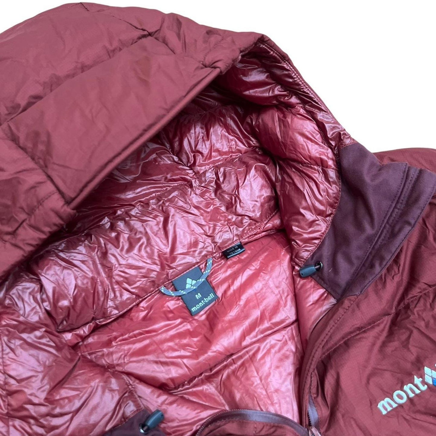 Montbell Lightweight Gore-Tex Waterproof Down Jacket Brown