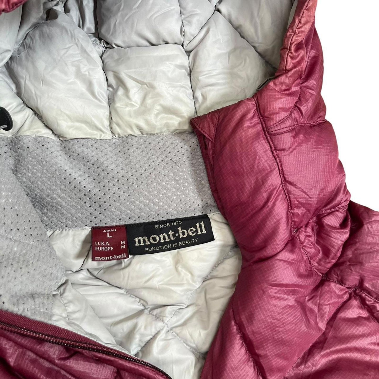 Montbell Lightweight Diamond Stitch Down Jacket Purple