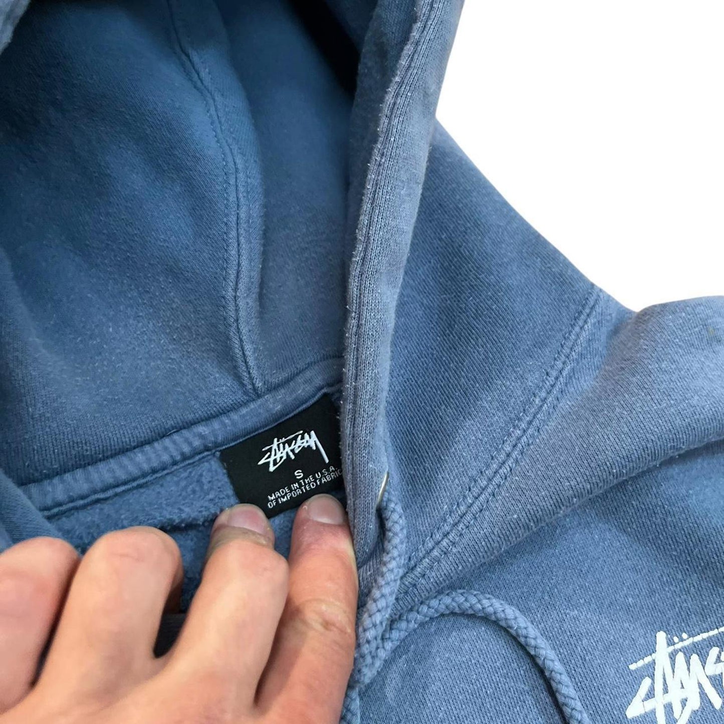 Stussy Lion Hoodie Blue