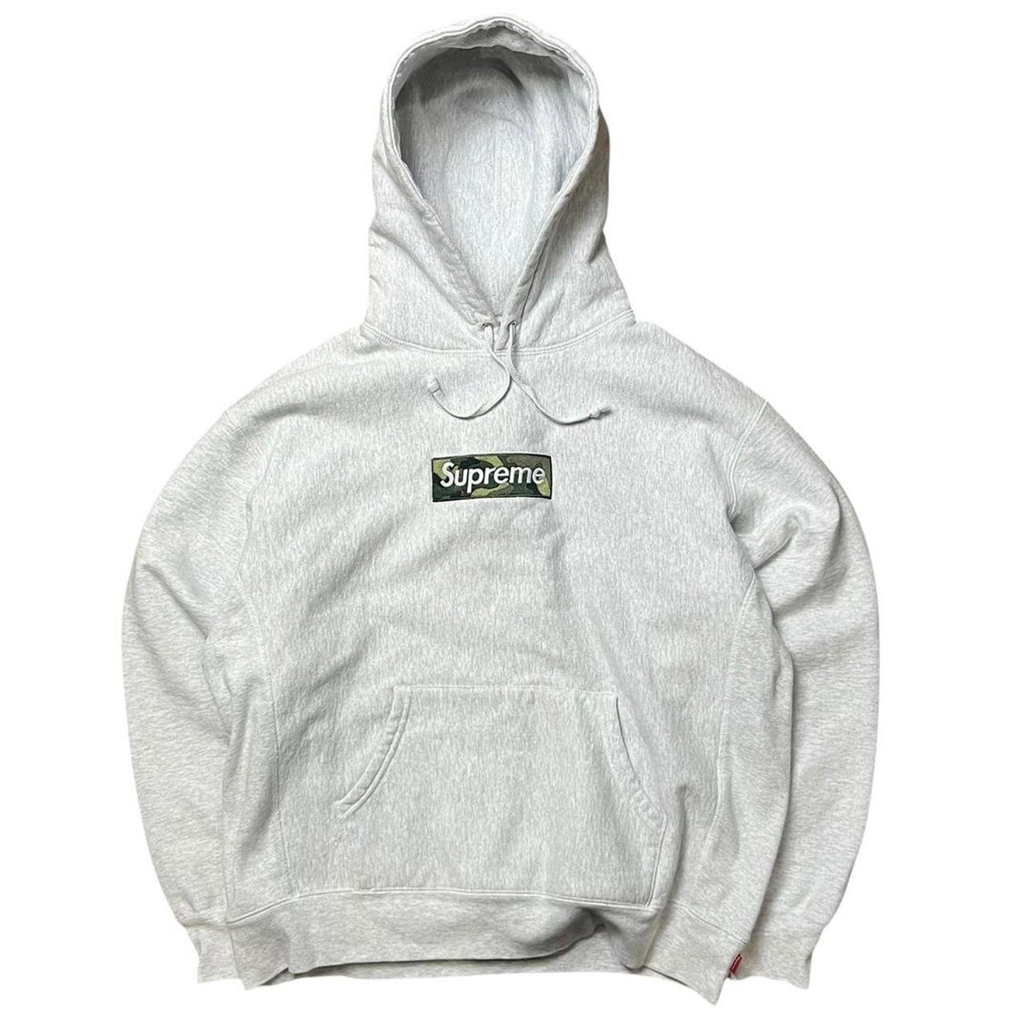 Supreme 2023 Box Logo Hoodie Camo Grey
