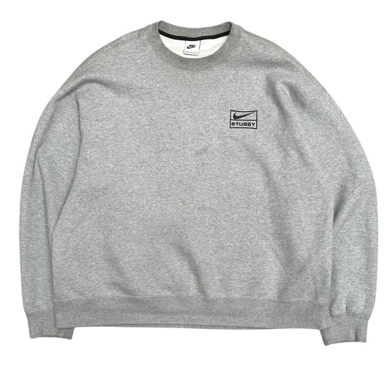 Stussy x Nike Grey Sweatshirt Jumper