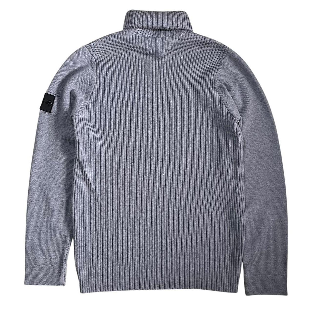 Stone Island Shadow Project Turtleneck Knit Grey