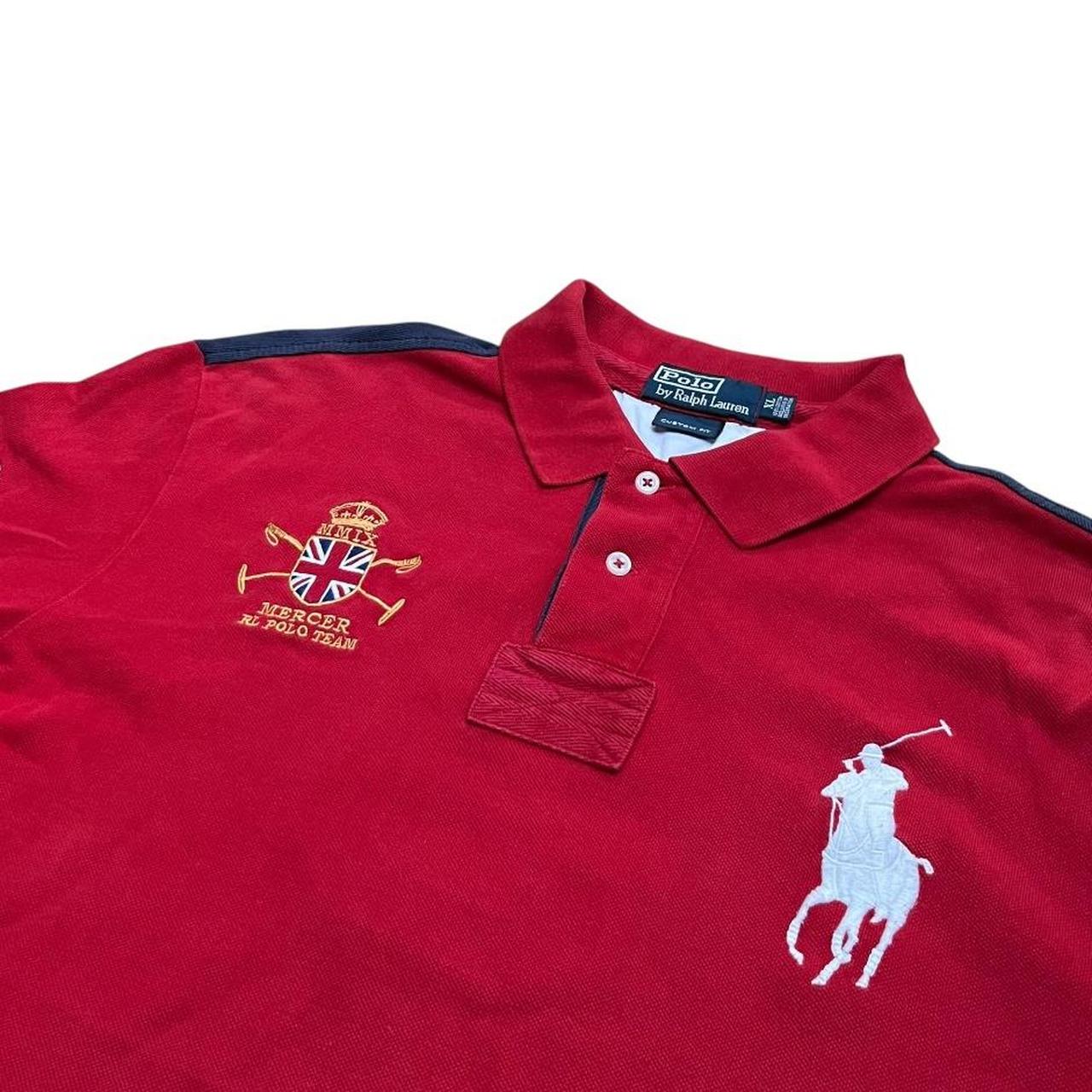 Ralph Lauren Big Pony United Kingdom Red Navy Polo Shirt