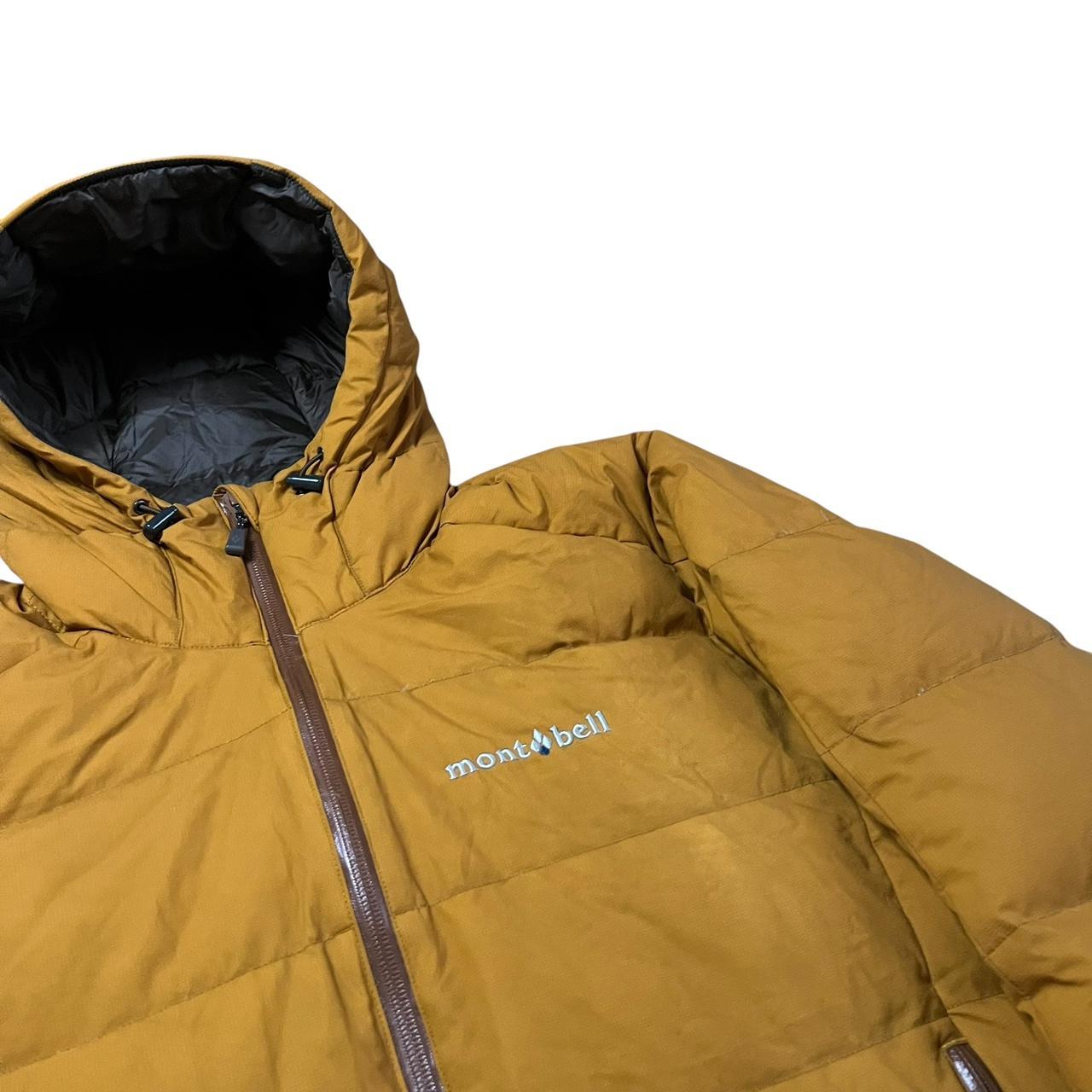 Montbell Lightweight Gore-Tex Waterproof Down Jacket Caramel Yellow