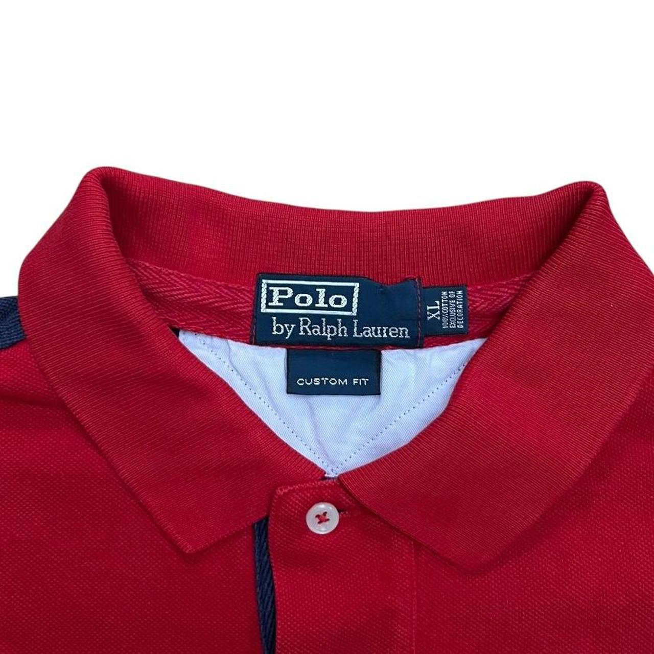 Ralph Lauren Big Pony United Kingdom Red Navy Polo Shirt