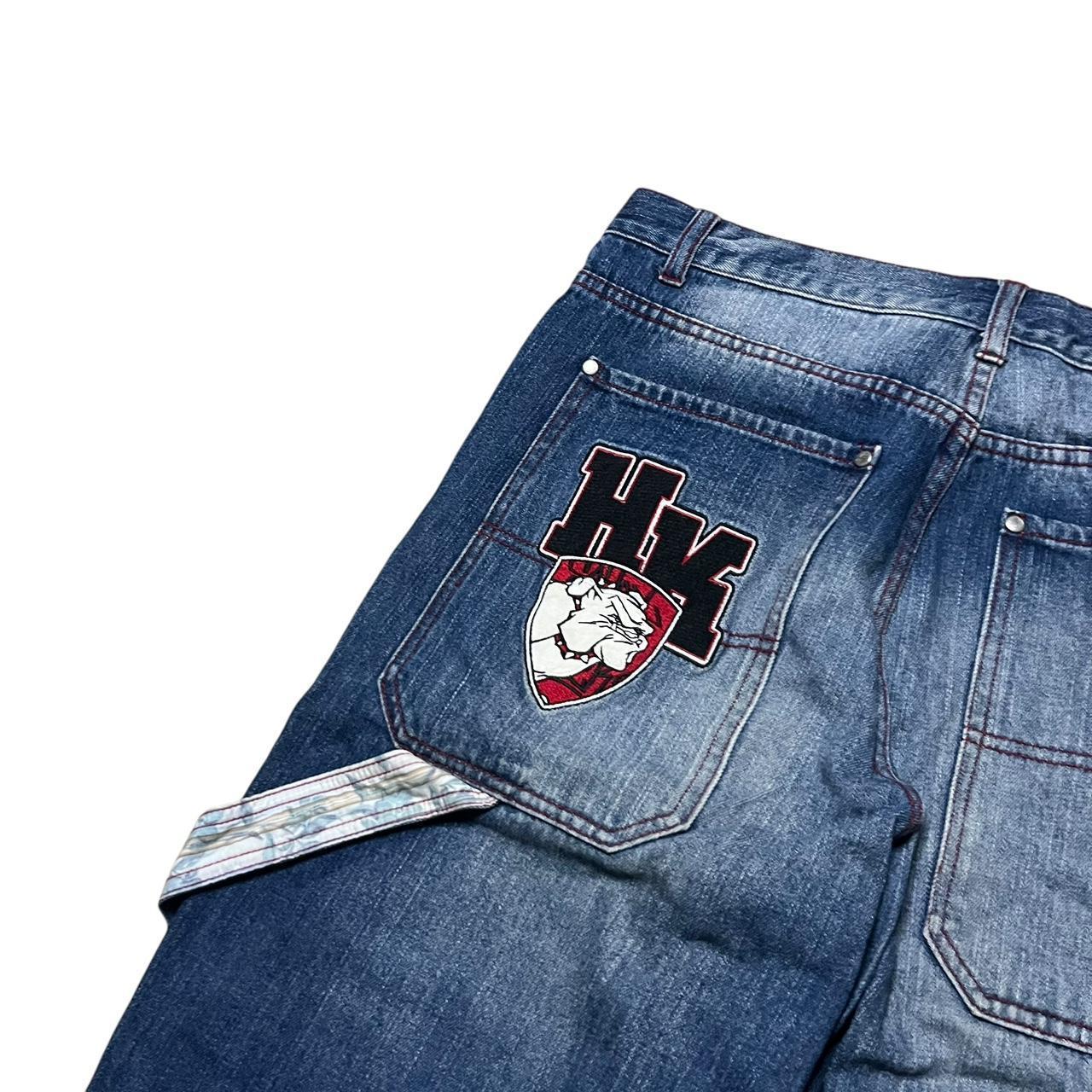 School Of Hard Knocks Embroidered Blue Jeans