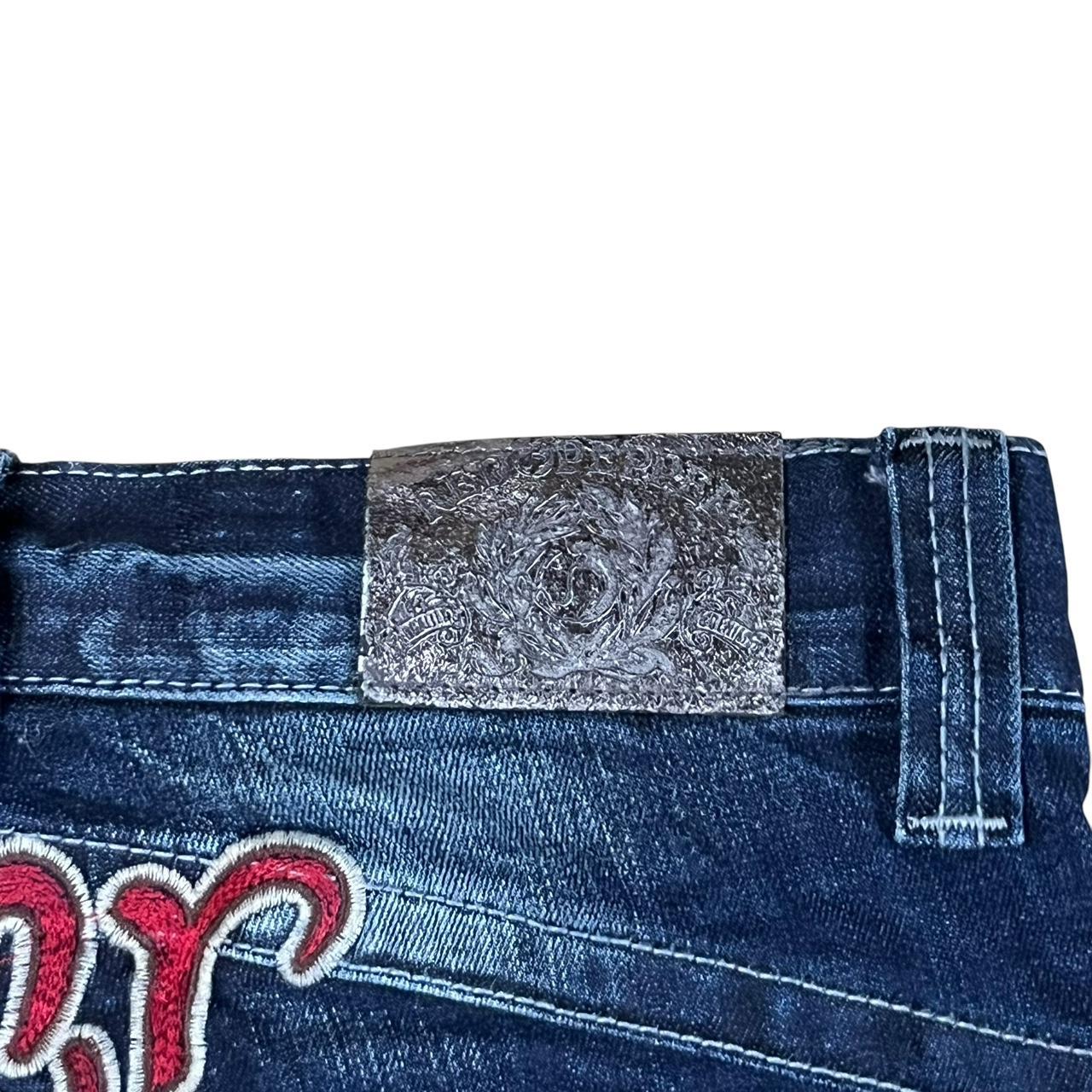 Ed Hardy Red Pepper Embroidery Jeans