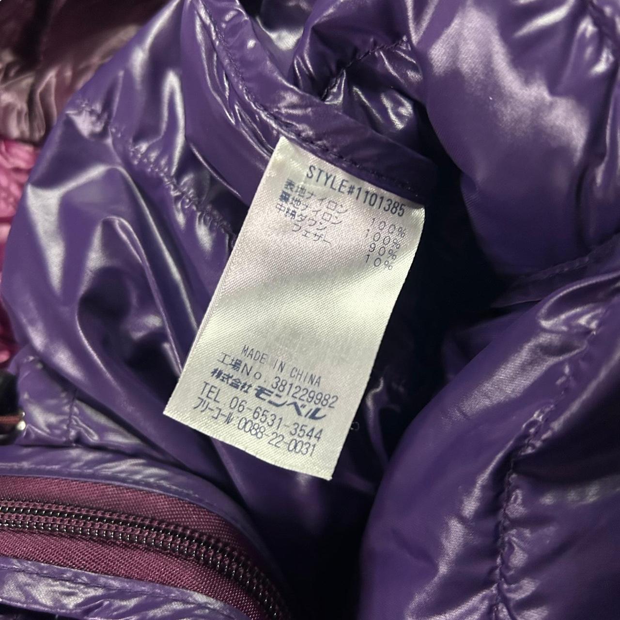 Montbell Lightweight Down Jacket Purple Two Tone