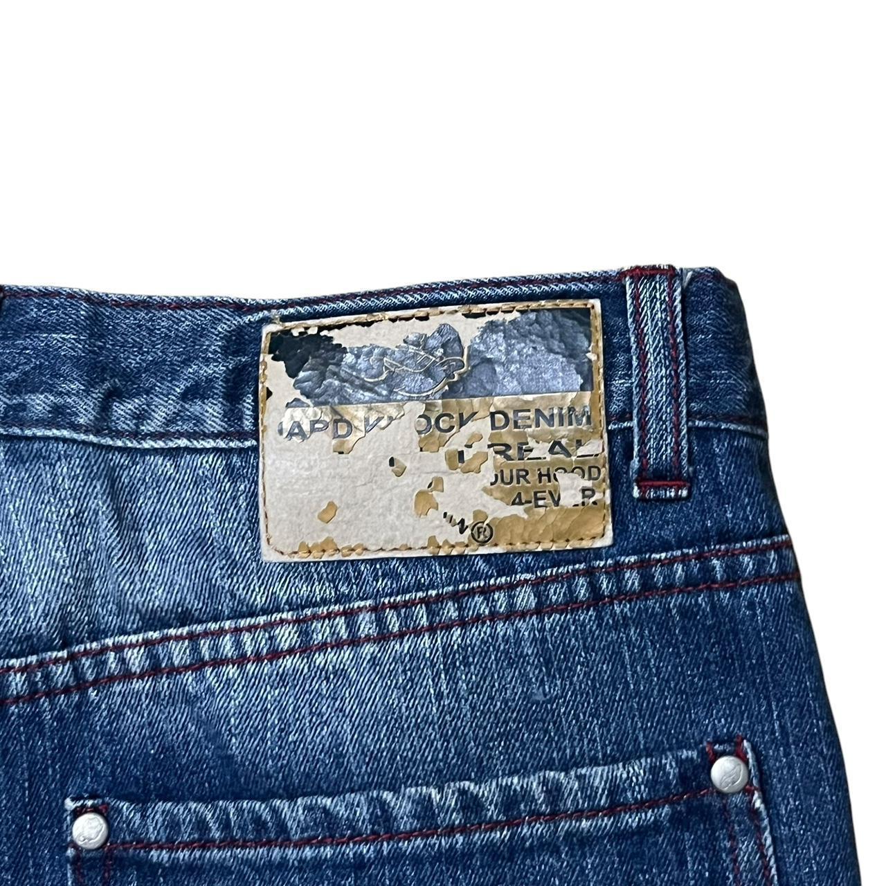School Of Hard Knocks Embroidered Blue Jeans