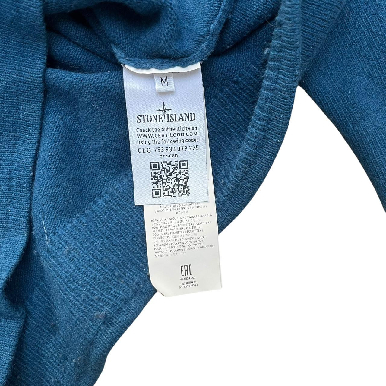 Stone Island Pocket Knit Crewneck Blue