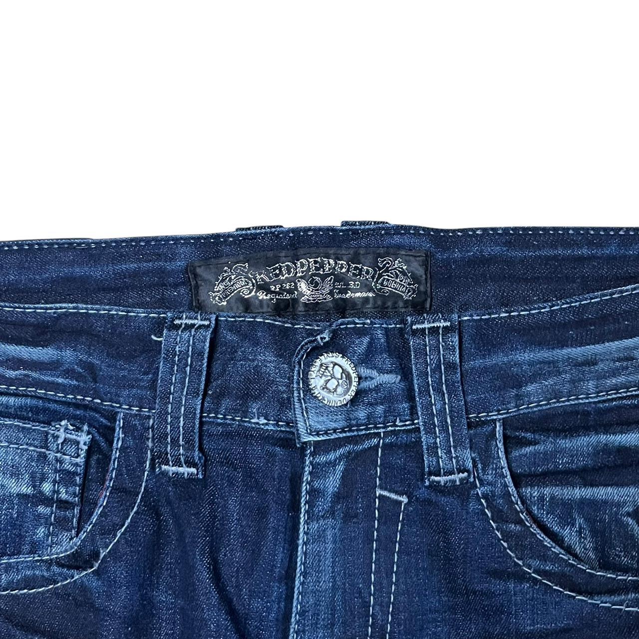 Ed Hardy Red Pepper Embroidery Jeans