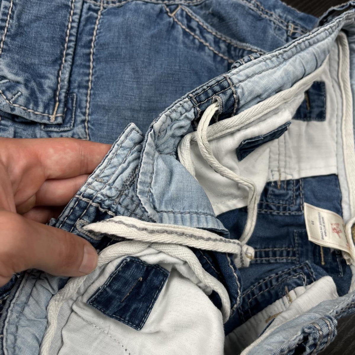 True Religion Jorts - W33