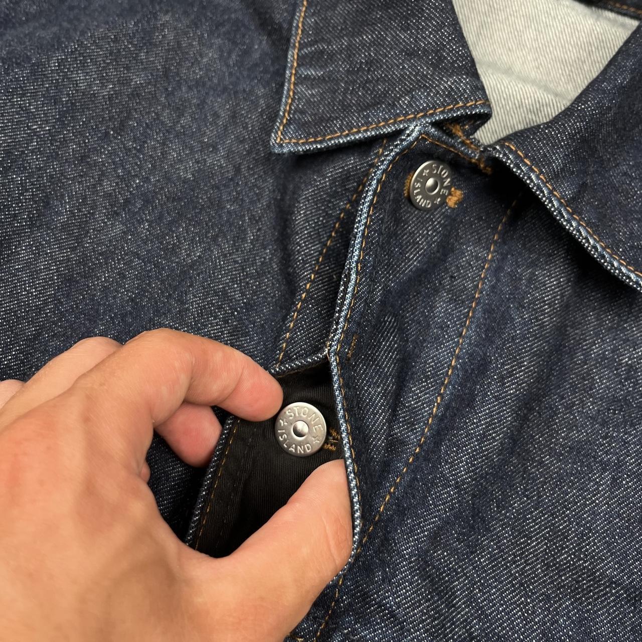 Stone Island Indigo Denim Rinsed Jacket - XL
