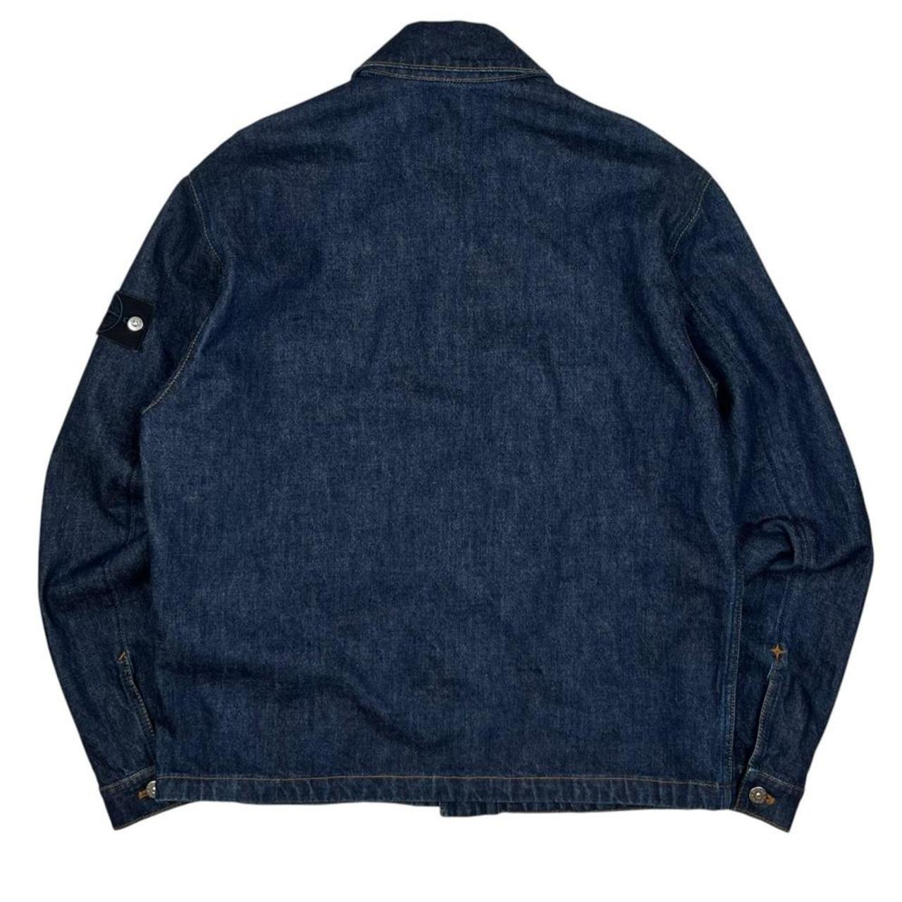 Stone Island Indigo Denim Rinsed Jacket - XL