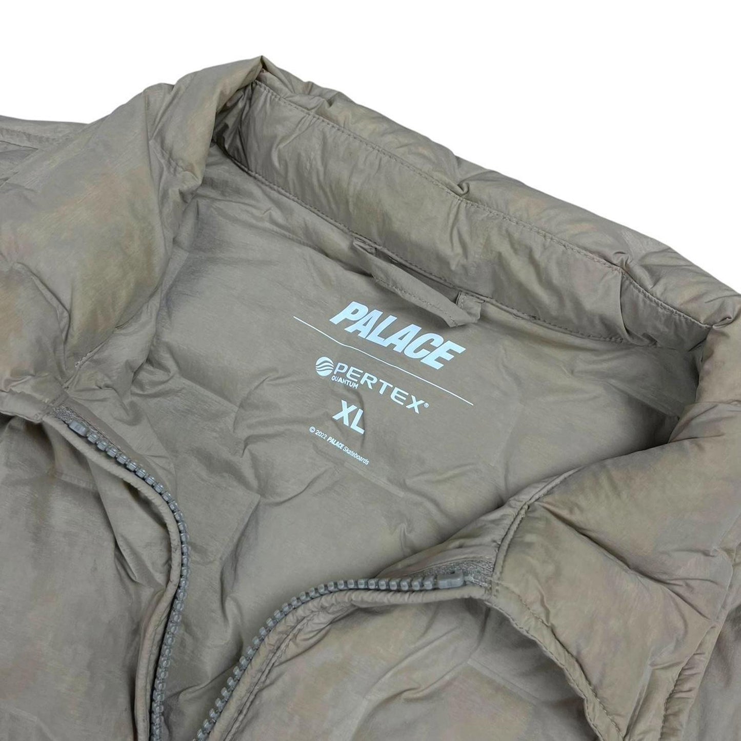Palace Pertex Quantum Down Jacket Beige