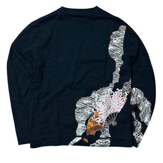 Karakuri Embroidered Knit Jumper