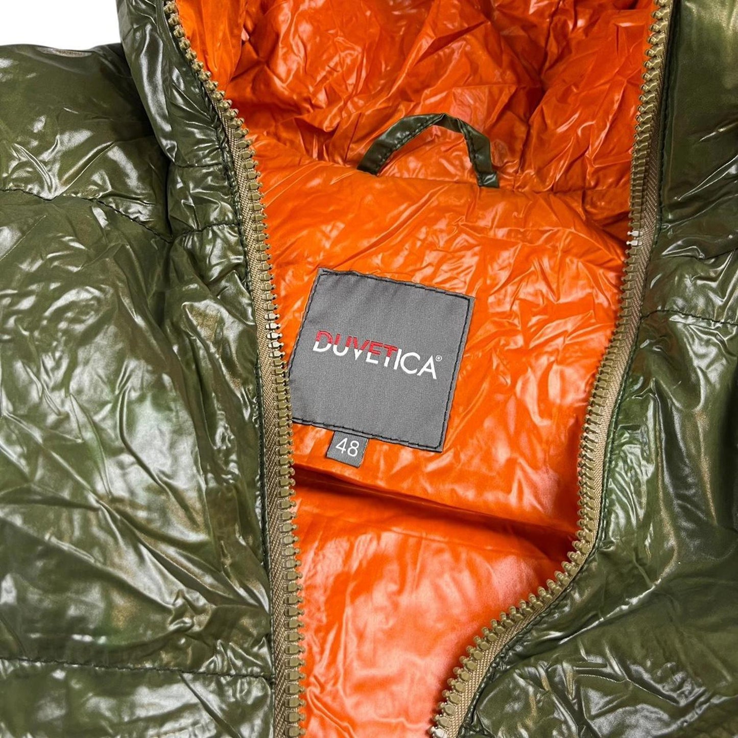 Duvetica Down Gilet Khaki Orange