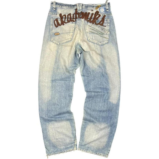 Akademiks Embroidered Jeans - W34