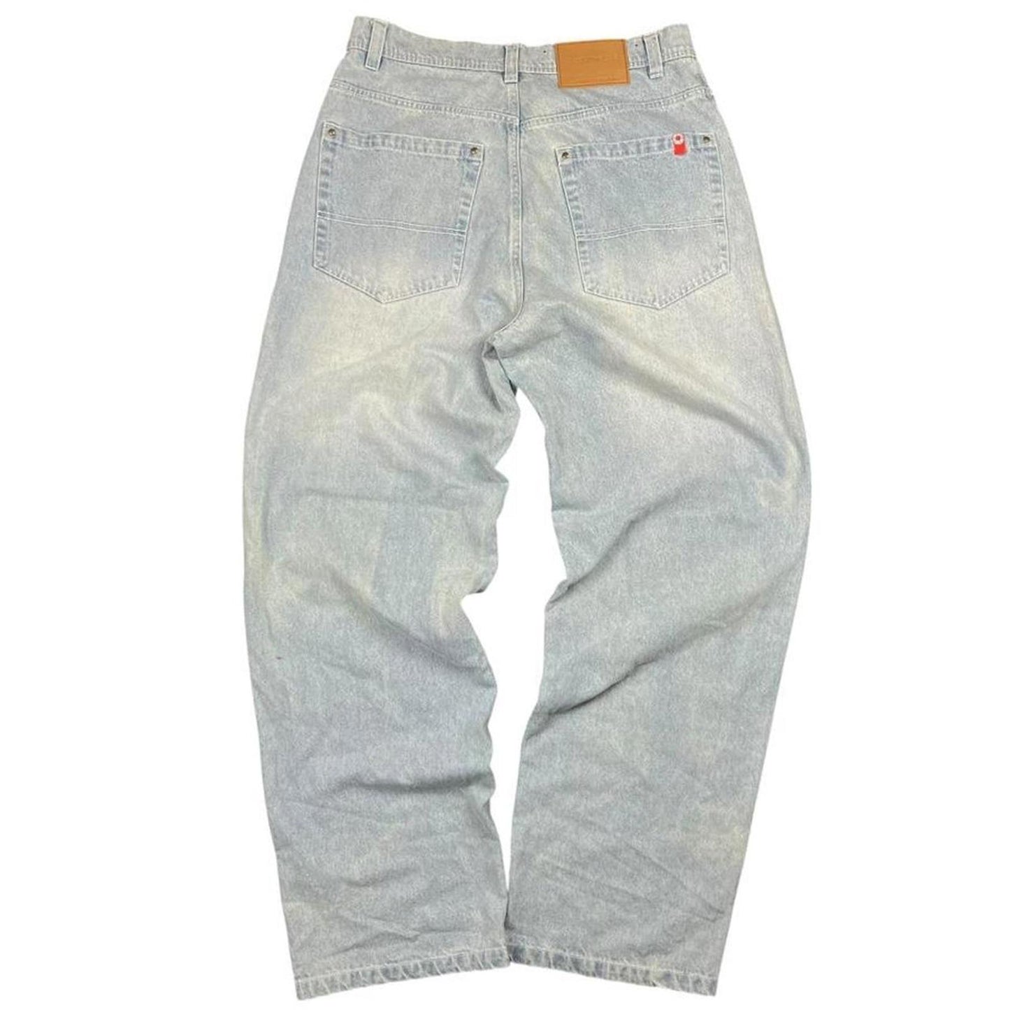 Southpole Light Wash Baggy Jeans Blue