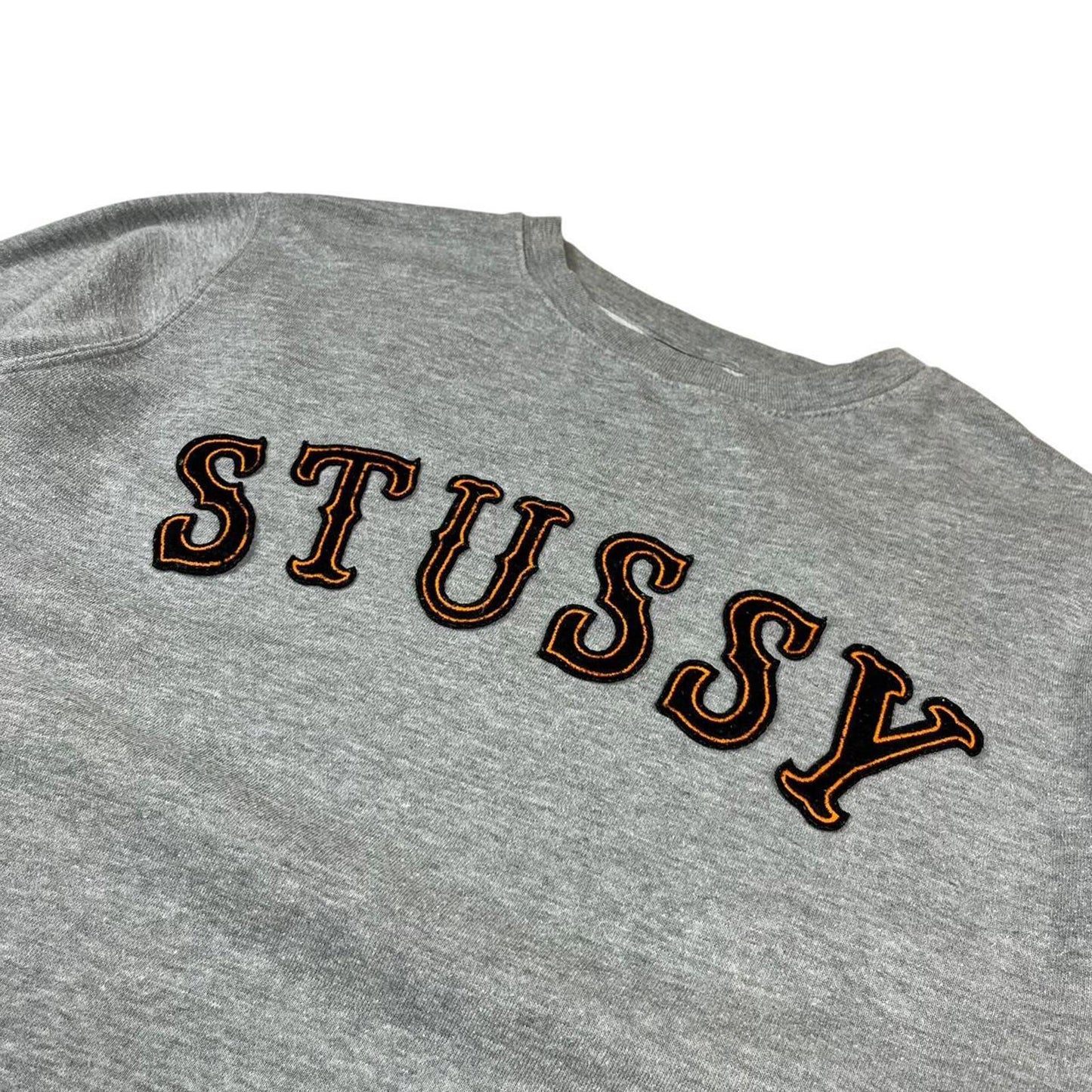 Stussy Spellout Sweatshirt Grey