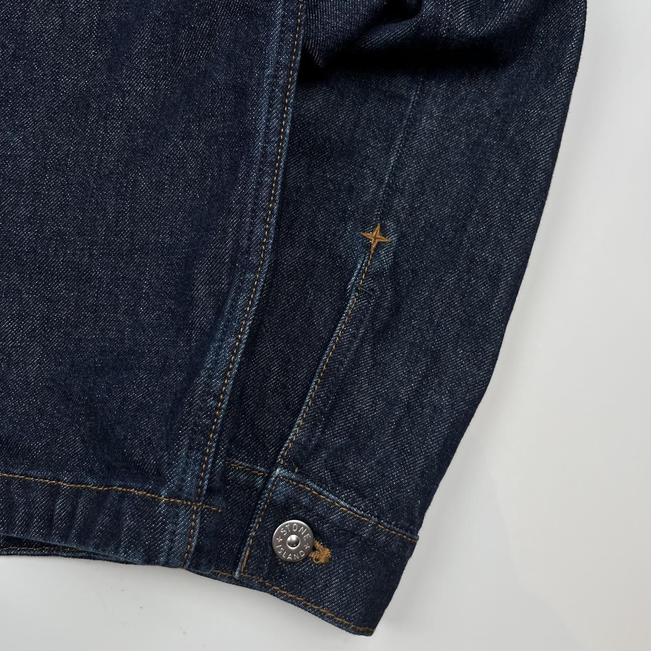 Stone Island Indigo Denim Rinsed Jacket - XL