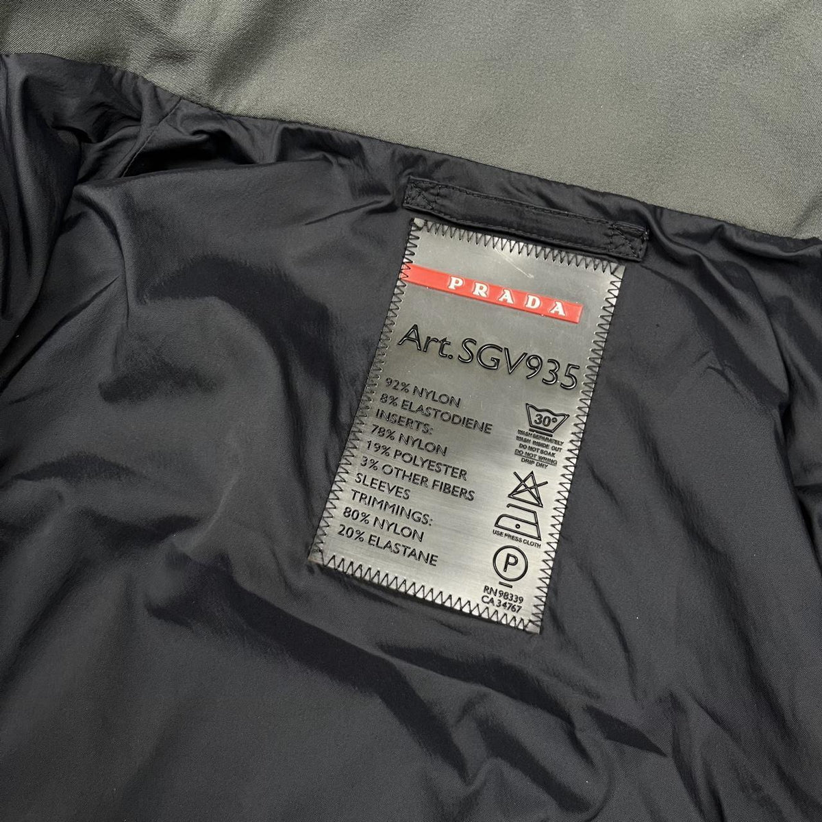 Prada Sport Two Tone Ski Jacket - M