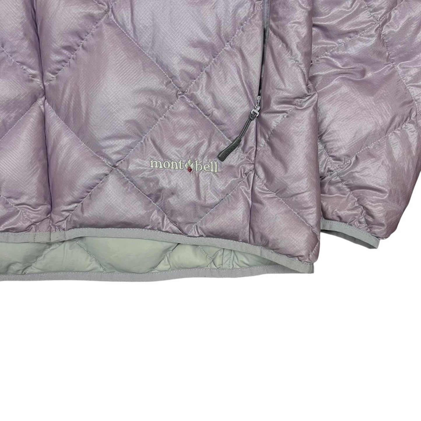 Montbell Lightweight Diamond Stitch Down Jacket Lilac Purple