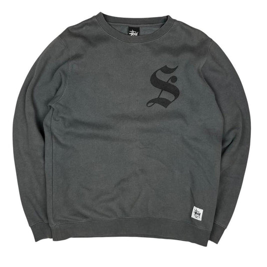 Vintage Stussy Crew Sweatshirt Grey