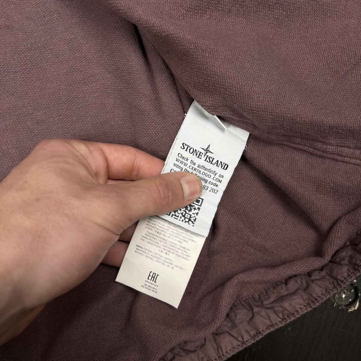 Stone Island Crinkle Reps NY Jacket - M