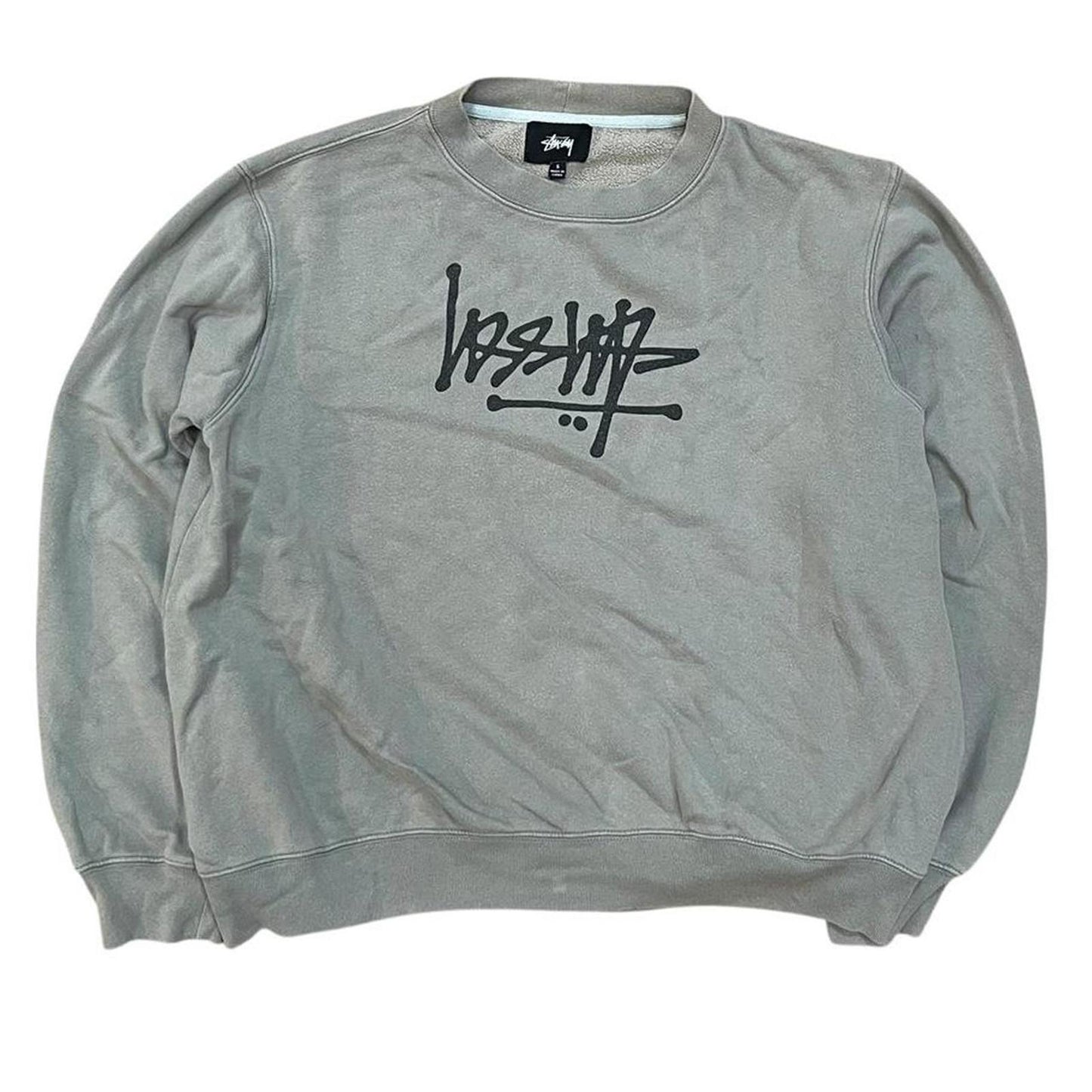 Stussy Reverse Logo Crewneck