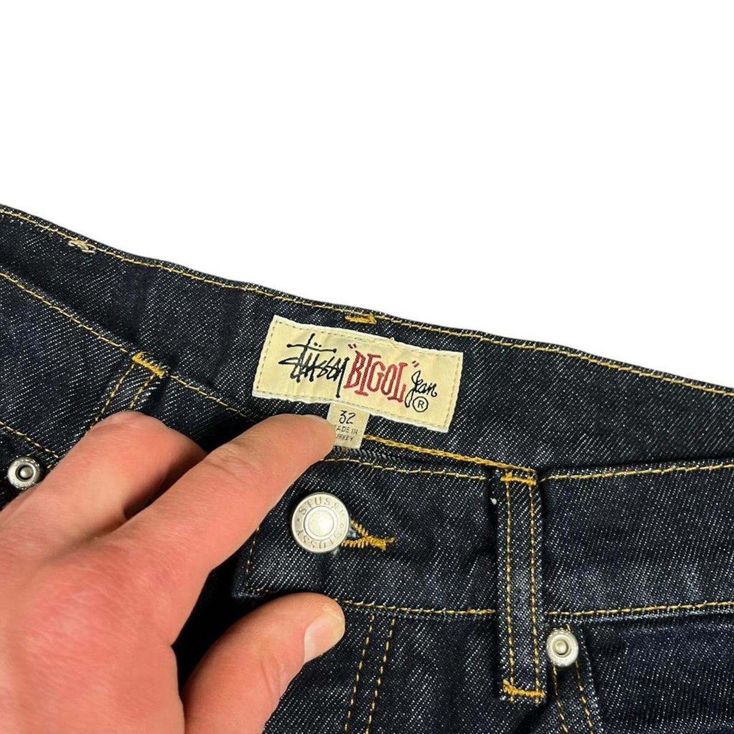 Stussy Big Ol Jeans Navy
