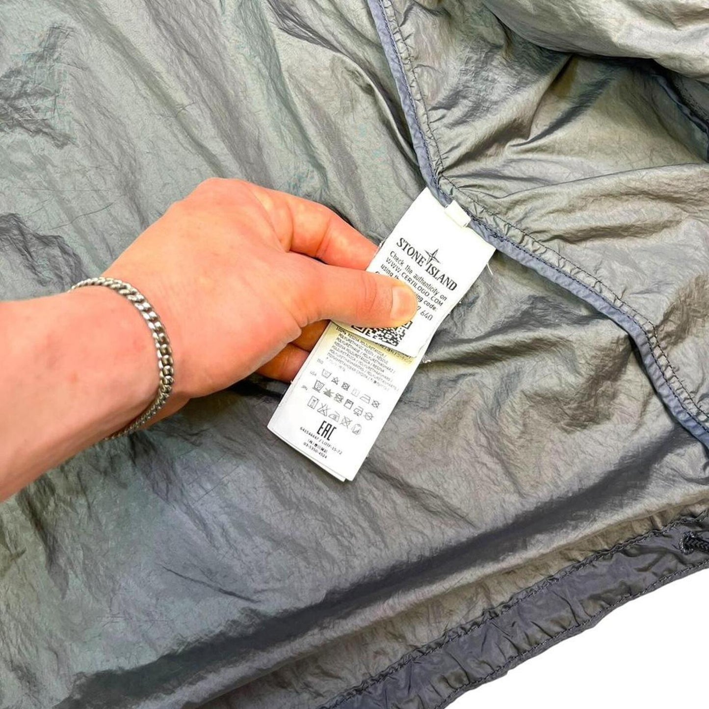 Stone Island Nylon Metal Watro Shimmer Jacket - XL