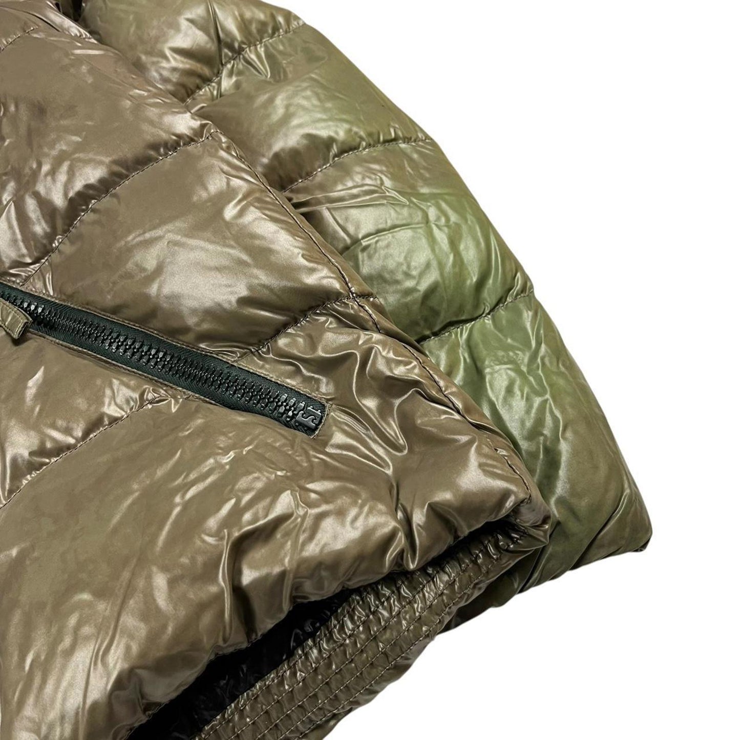 Duvetica Goose Down Jacket Khaki Black