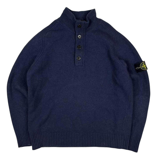 Stone Island Knit Turtleneck Navy