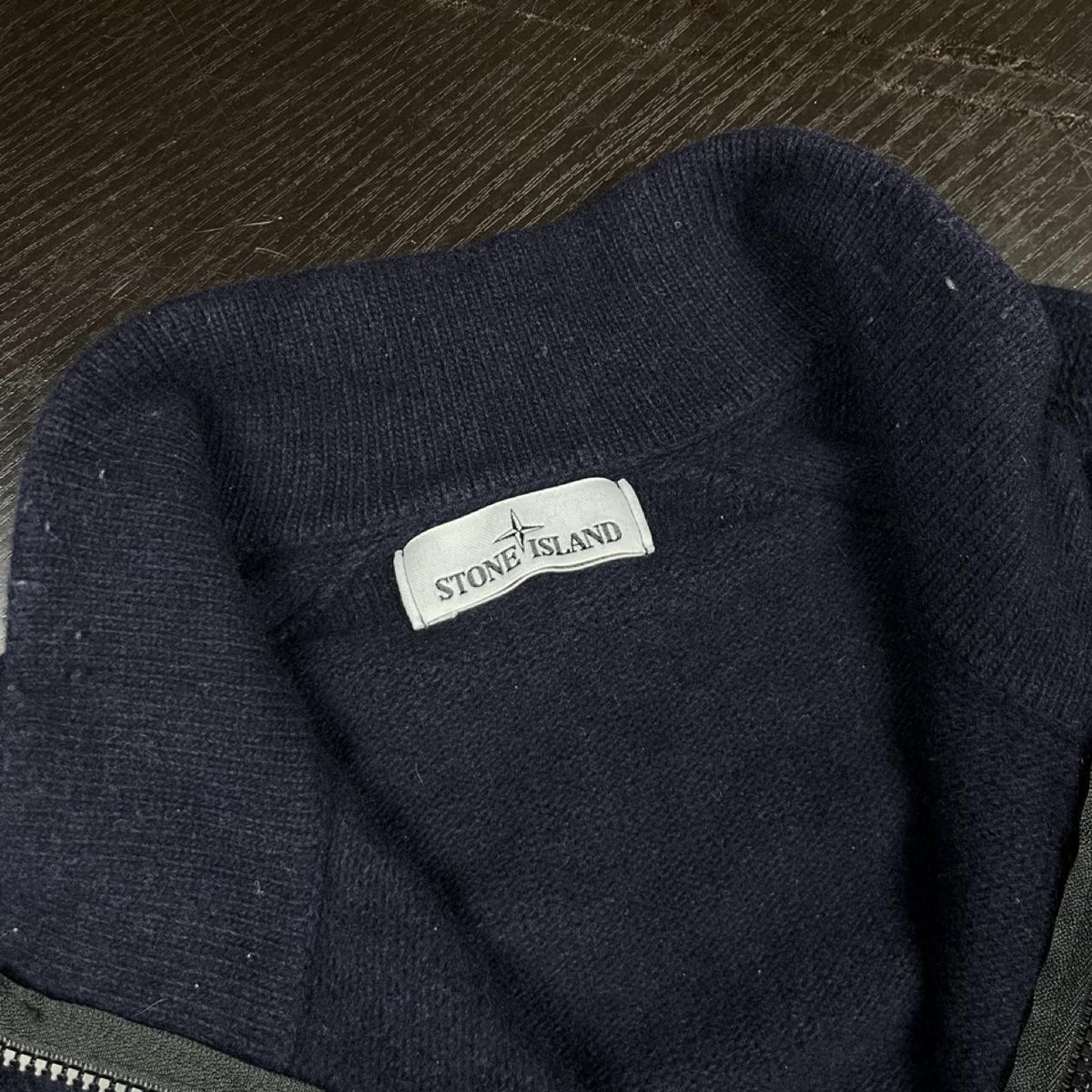 Stone Island 1/4 Zip Knit - L