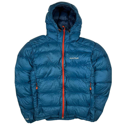 Montbell Lightweight Down Jacket Orange Blue